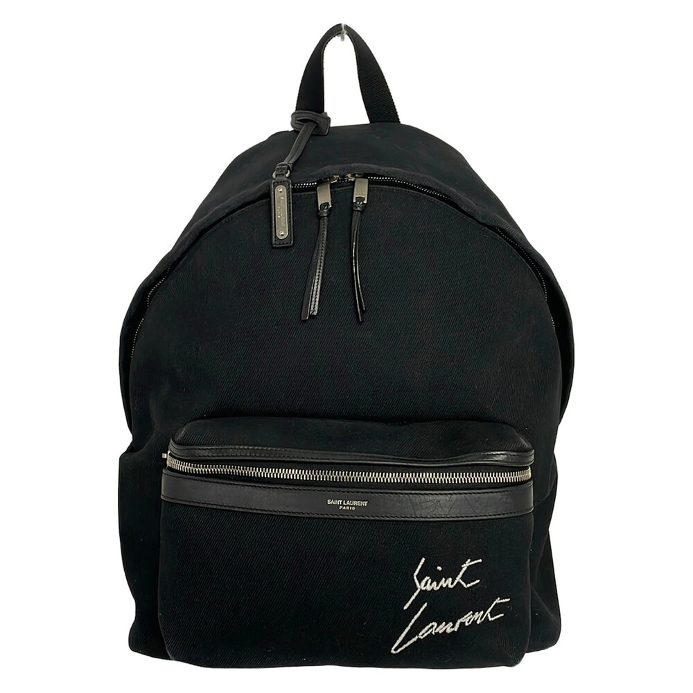 Saint Laurent Paris City Backpack Black #333805S60B